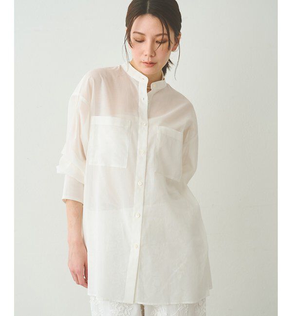  「オーガンジーシャツ」|シャツ・ブラウス|