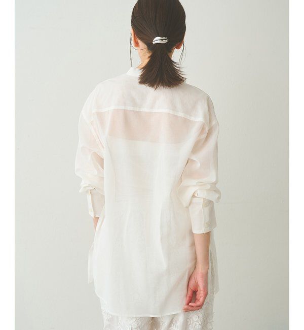  「オーガンジーシャツ」|シャツ・ブラウス|