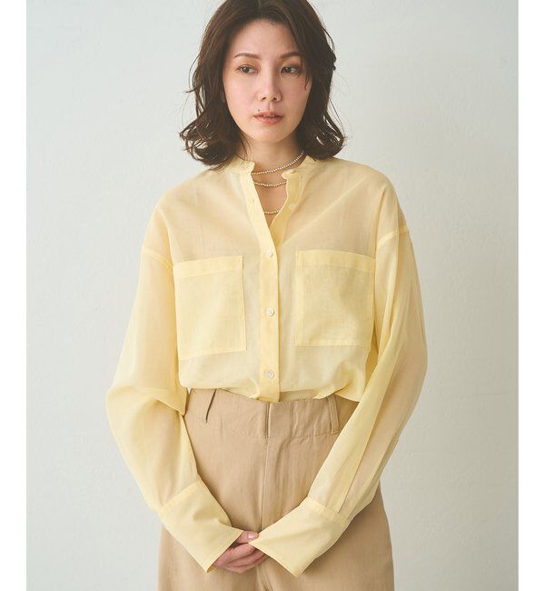  「オーガンジーシャツ」|シャツ・ブラウス|