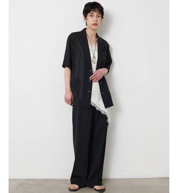 THE PAUSE「＜WEB限定＞【THE PAUSE】タックパンツ」|チノ|