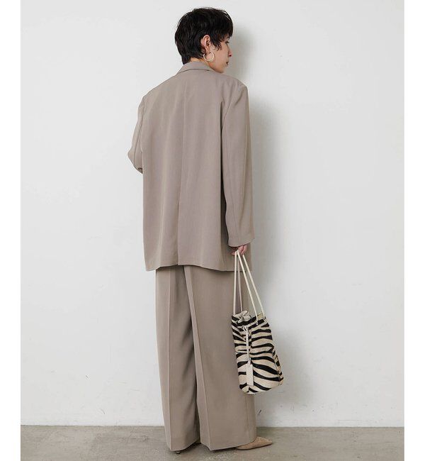  「ツイルダブルブレストジャケット」|テーラードジャケット|