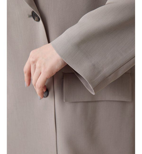  「ツイルダブルブレストジャケット」|テーラードジャケット|