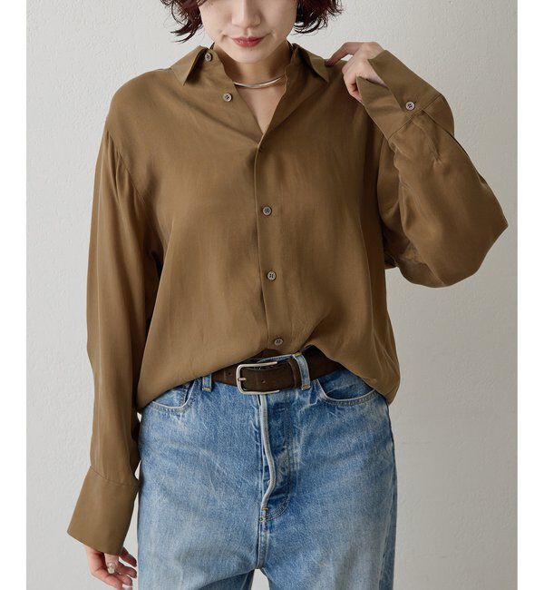  「キュプラフィブリルシャツ」|シャツ・ブラウス|