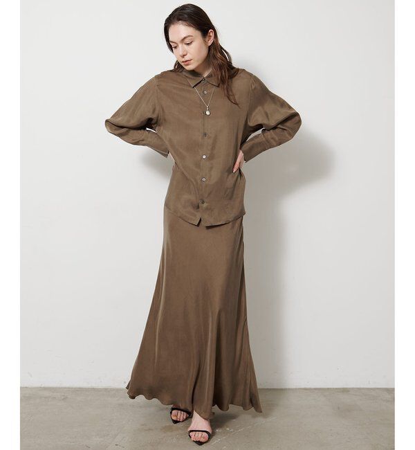  「キュプラフィブリルシャツ」|シャツ・ブラウス|