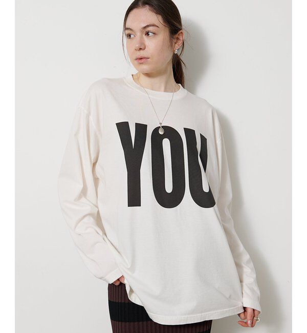  「【KATHARINE HAMNETT】別注YOU ロングスリーブTシャツ」|Tシャツ・カットソー|