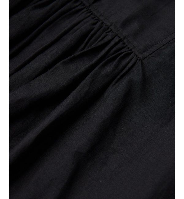 「シルクコットンギャザーワンピース」|ワンピース|