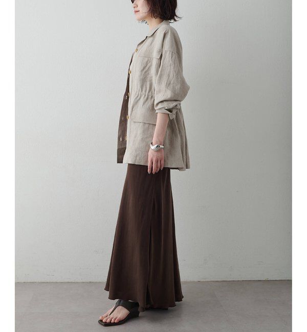  「リネンポケットジャケット」|テーラードジャケット|