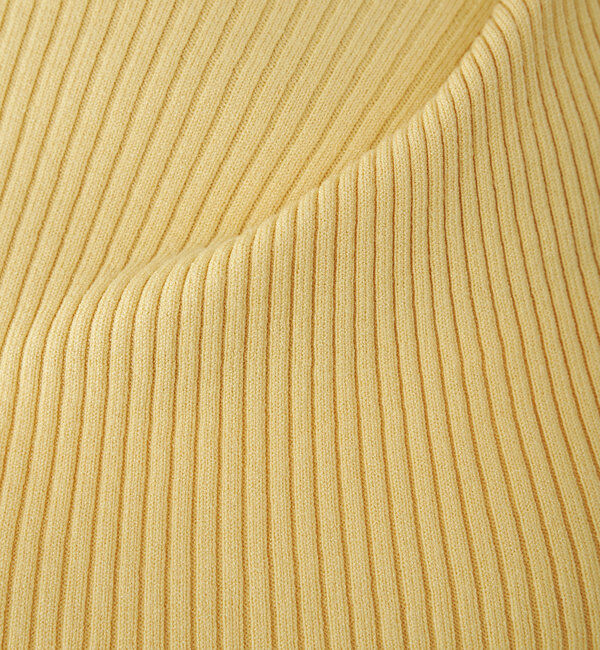  「デザインネックリブニット」|ニット・セーター|