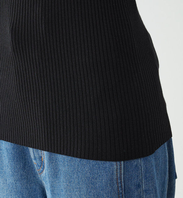  「デザインネックリブニット」|ニット・セーター|