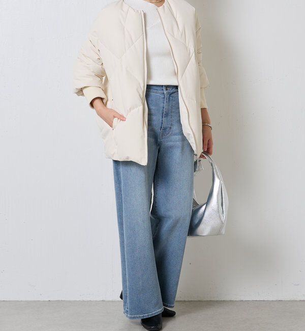  「ノーカラーダウンコート」|その他|