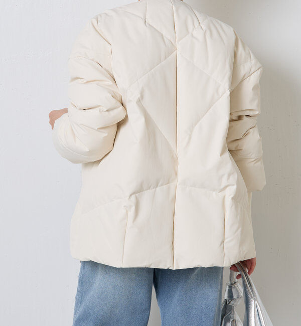  「ノーカラーダウンコート」|その他|