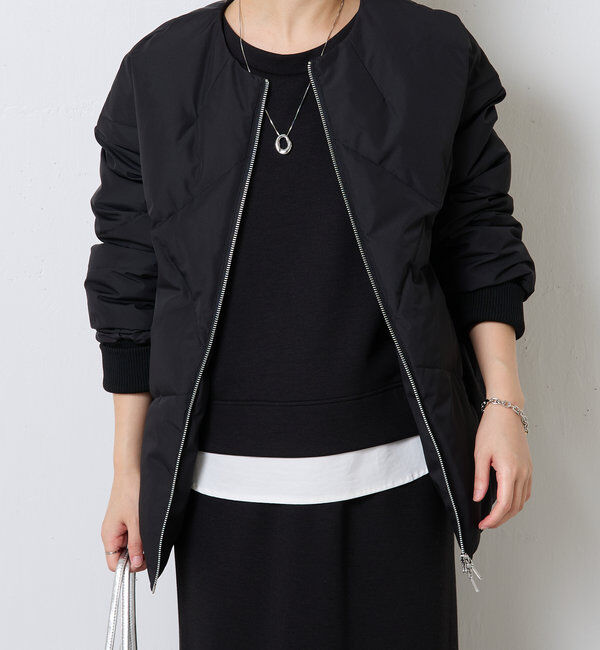  「ノーカラーダウンコート」|その他|