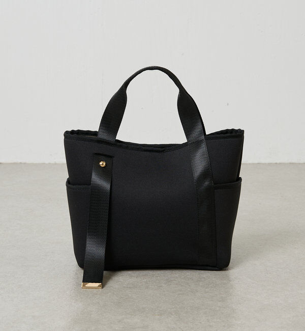  「【軽量/500mlペットボトル収納可】ミニウエットダブルポケットトート」|トートバッグ|