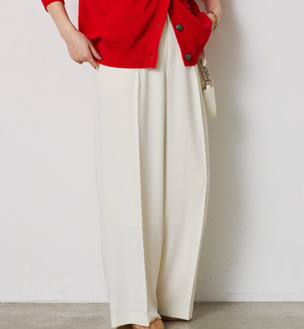  「ジャージワイドパンツ」|チノ|