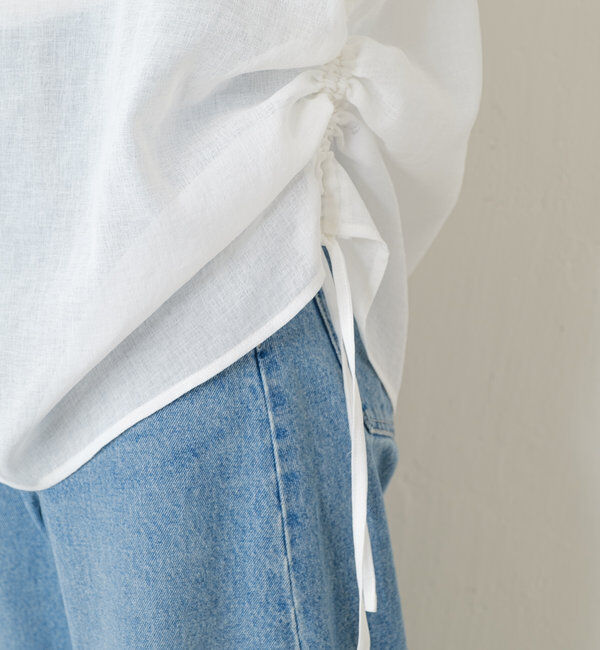  「《人気アイテム再販売！》ジップドロストブラウス」|シャツ・ブラウス|