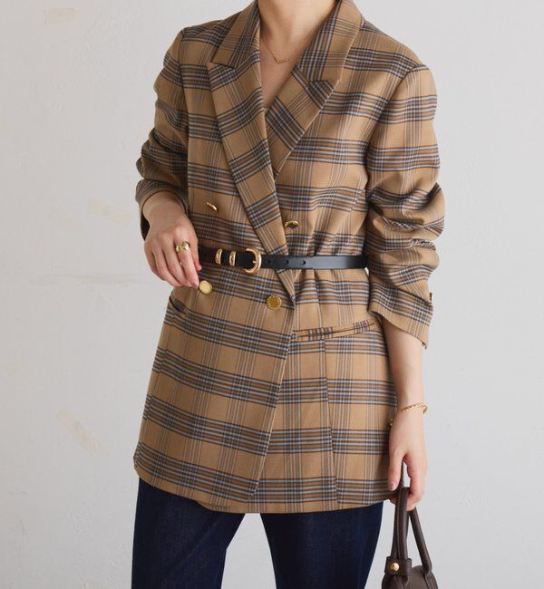  「ウールライクダブルジャケット」|デニムジャケット|