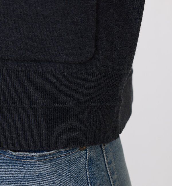  「スキッパースウェットライクカーディガン」|ニット・セーター|