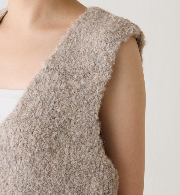  「ブークレーメタルトグルベスト」|ニット・セーター|