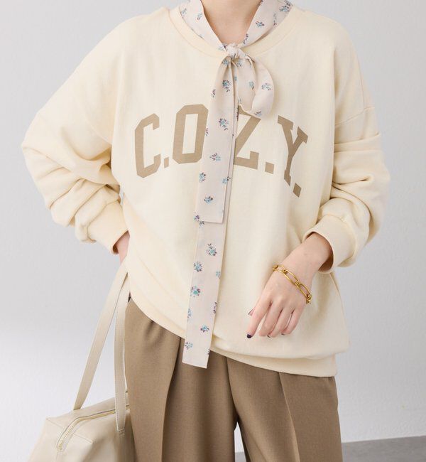  「COZYロゴスウェット」|Tシャツ・カットソー|オフホワイト