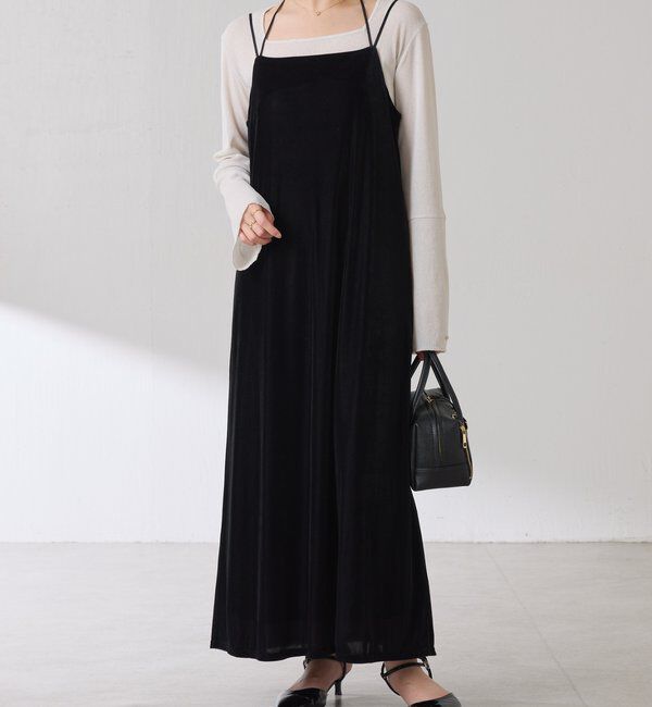  「シアーラメリブスクエアカットソー」|Tシャツ・カットソー|