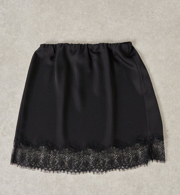  「【セットアイテム】サテンレースレイヤードパンツ/レイヤード」|チノ|