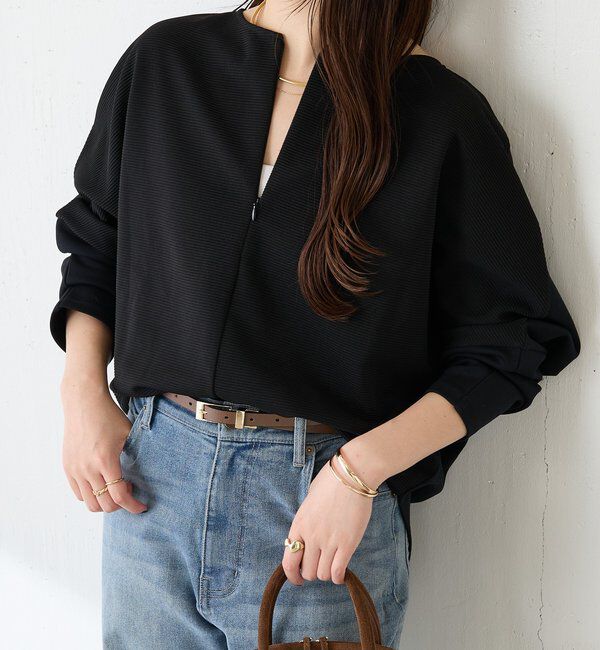  「リップルコンビダンボールプルオーバー」|Tシャツ・カットソー|