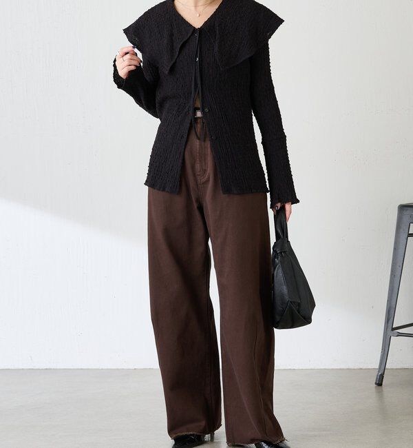  「ビッグカラーカーディガン」|Tシャツ・カットソー|