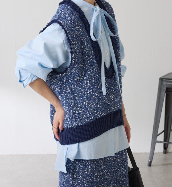  「ナローボウタイオーバーシャツ」|シャツ・ブラウス|