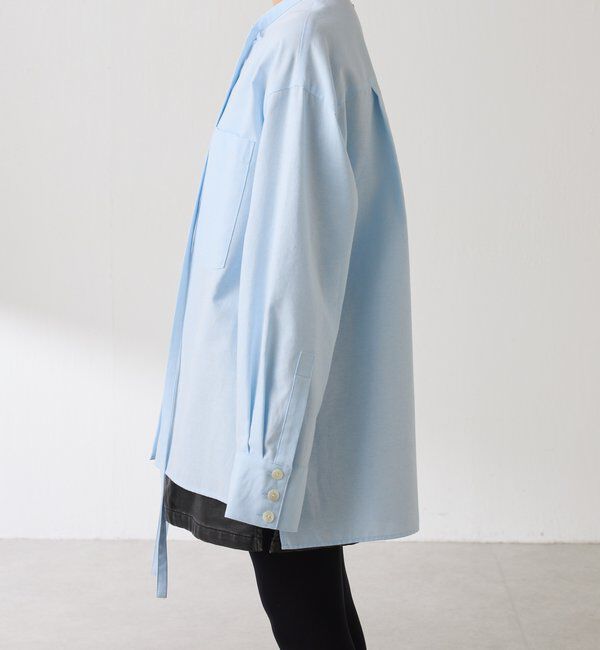  「ナローボウタイオーバーシャツ」|シャツ・ブラウス|
