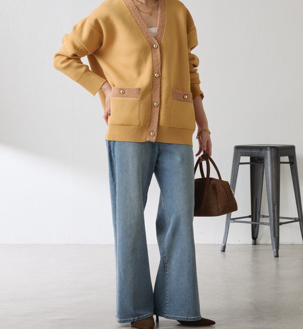  「ハーフミラノニットカーディガン」|ニット・セーター|