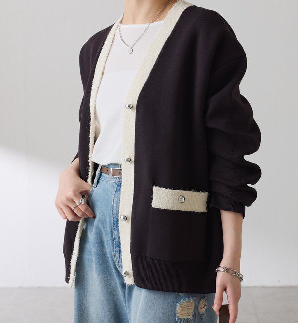  「ハーフミラノニットカーディガン」|ニット・セーター|