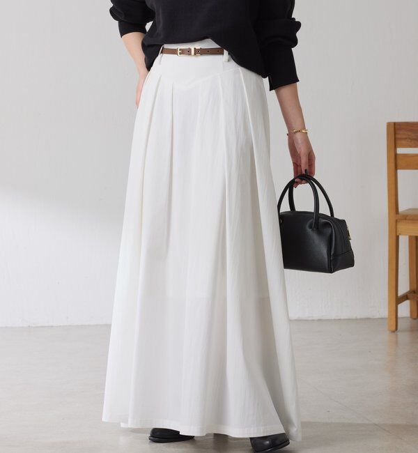  「ボリュームフレアスカート」|スカート|