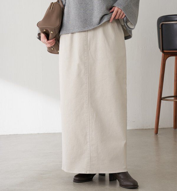  「Iラインデニムスカート」|スカート|