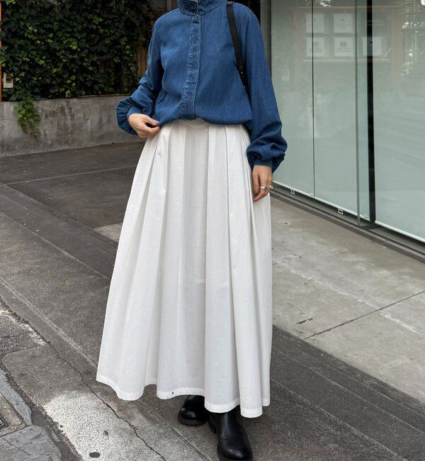  「Q.anos 2WAYデニムシャツ」|シャツ・ブラウス|