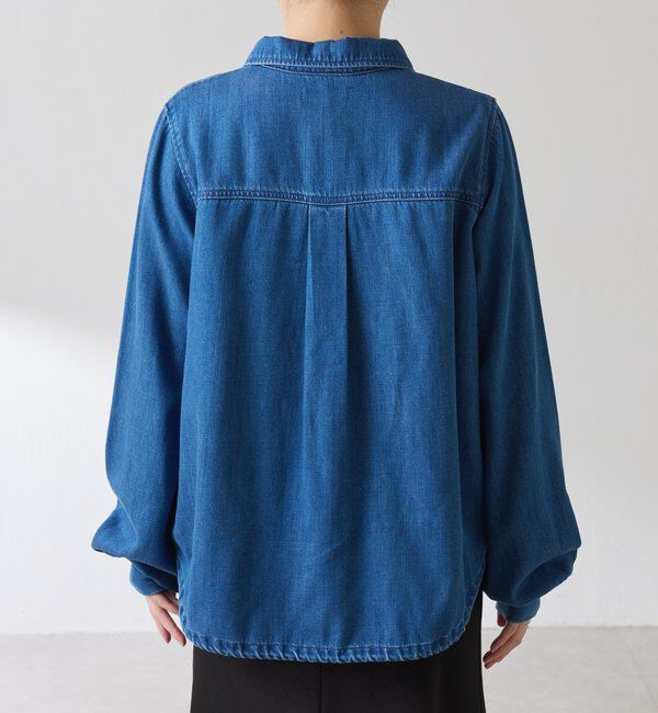  「Q.anos 2WAYデニムシャツ」|シャツ・ブラウス|