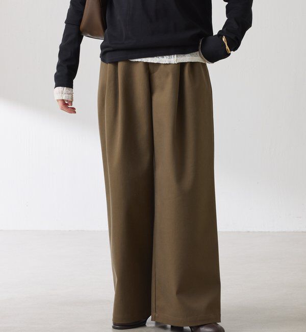  「タックワイドチノパンツ」|チノ|