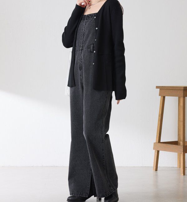  「リブペプラムカーディガン」|ニット・セーター|