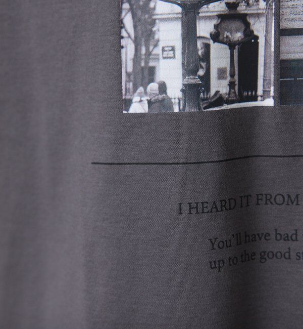  「モノクロフォトロゴロンT」|Tシャツ・カットソー|