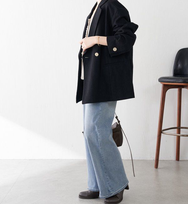  「コットンリネンオーバーダブルジャケット」|ベスト・ジレ|