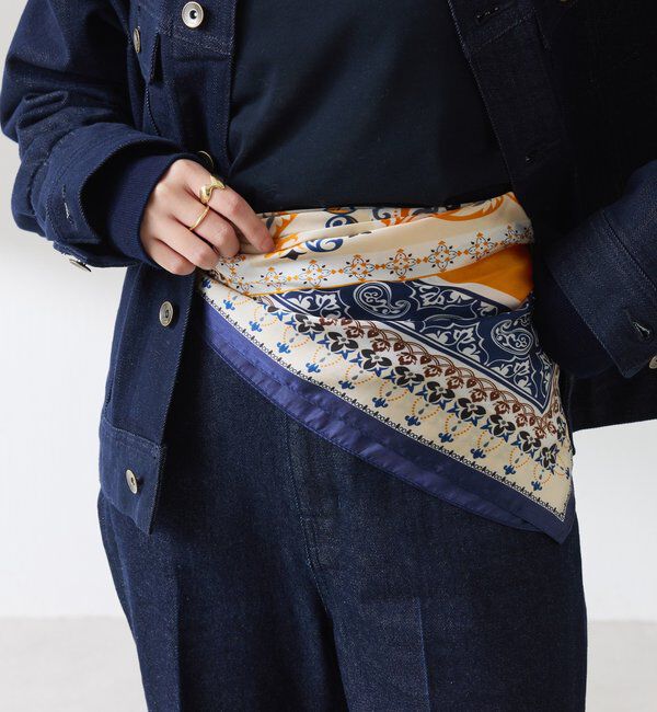  「【PAPILLONNER/パピヨネ】ボヘミアンペイズリースカーフ」|マフラー|