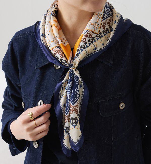  「【PAPILLONNER/パピヨネ】ボヘミアンペイズリースカーフ」|マフラー|