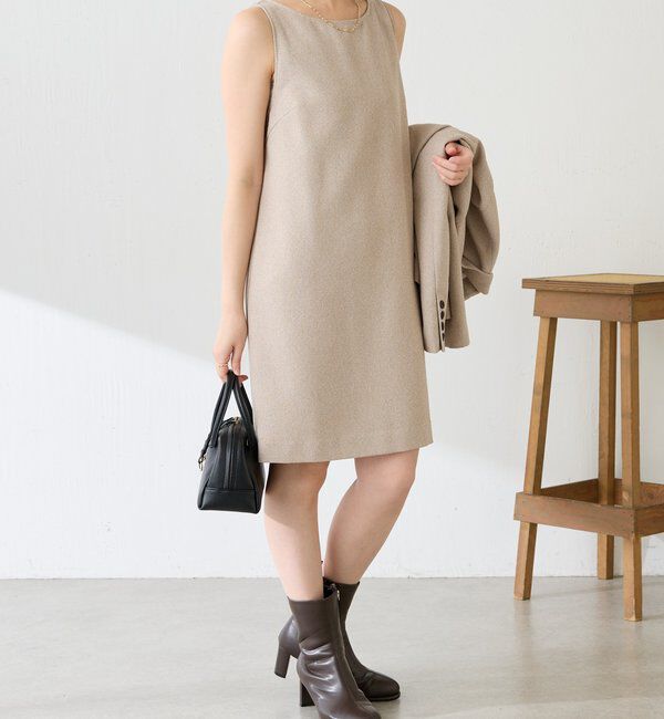  「ツイードミニワンピース」|ワンピース|