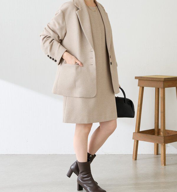  「ツイードミニワンピース」|ワンピース|