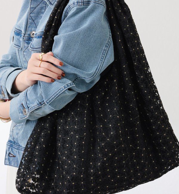  「【PAPILLONNER/パピヨネ】チュールトライアングルバッグ」|トートバッグ|