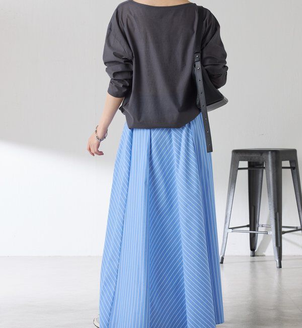  「パネルストライプスカート」|スカート|