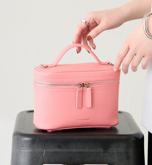  「【PAPILLONNER/パピヨネ】ミラー付きミニバニティバッグ/セレモニー」|トートバッグ|