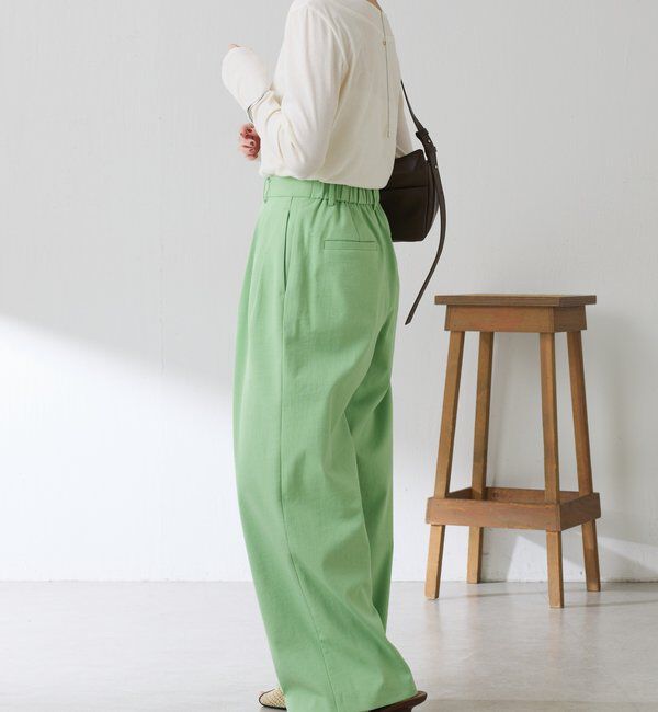  「シェルタリング3タックパンツ」|チノ|