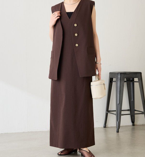  「シェルタリングIラインワンピース」|ワンピース|