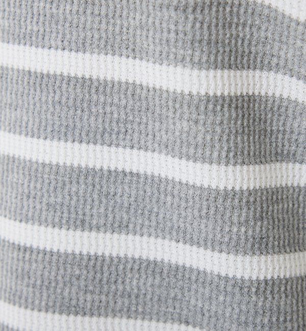  「サーマルボーダーハーフスリーブ」|Tシャツ・カットソー|