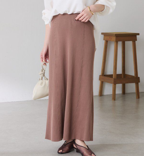  「【接触冷感】ドライコットンマーメイドスカート」|スカート|